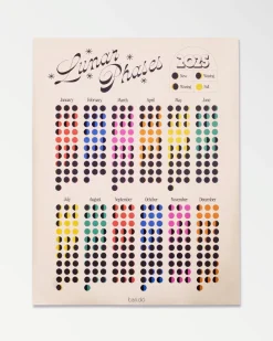 ban.do 2025 Lunar Wall Calendar New