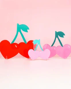 Kailo Chic Acrylic Cherries - Set Of 3 New
