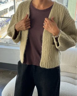 Le Bon Shoppe Alpaca Sweater Jacket - Butter New