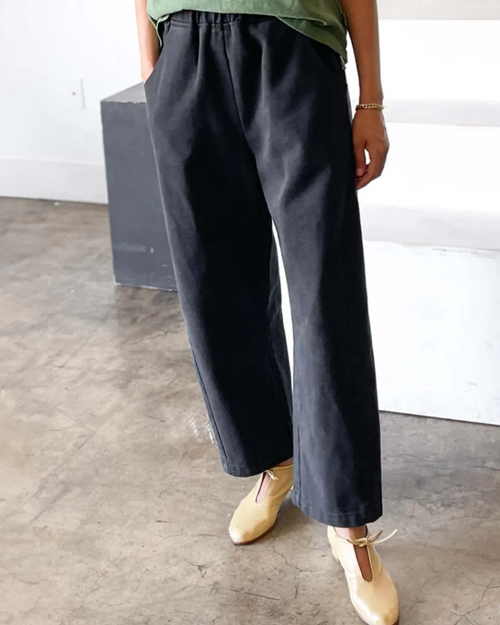 Le Bon Shoppe Arc Pants - Black Canvas Sale