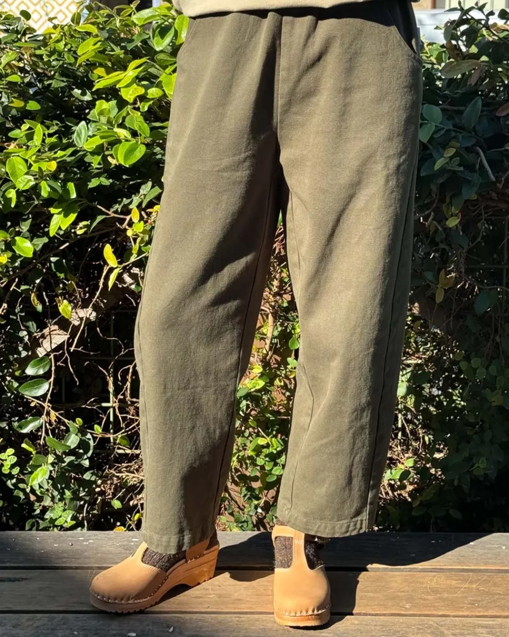 Le Bon Shoppe Arc Pants - Olive Online