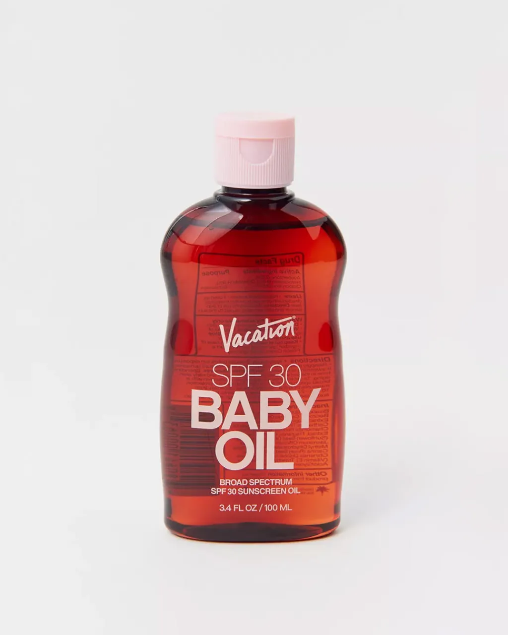 Vacation Sunscreen Baby Oil Hot