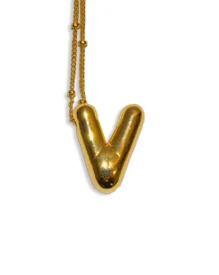 LA Blonde Balloon Initial Necklace Outlet