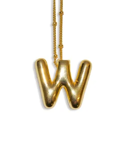 LA Blonde Balloon Initial Necklace Outlet