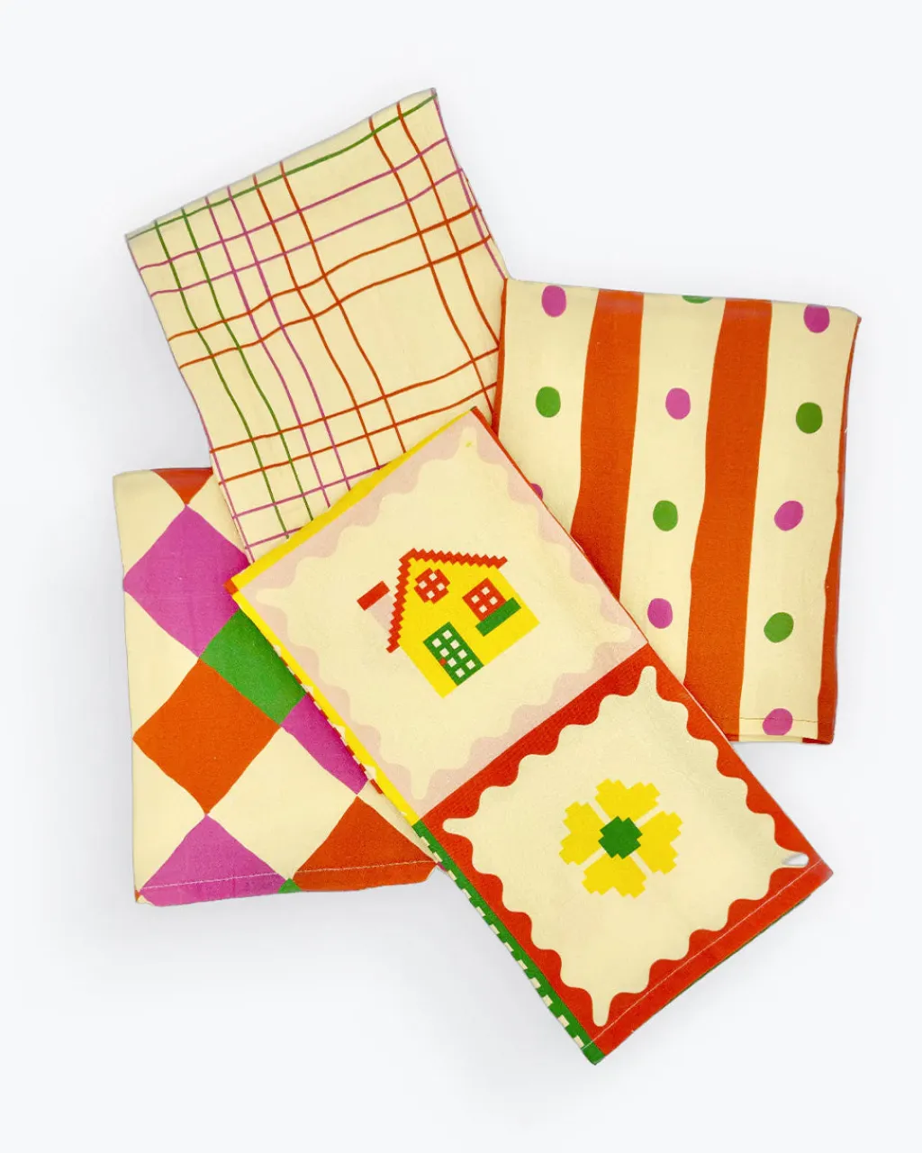 ban.do x Julie Peach ban.do Tea Towel Diamonds Best