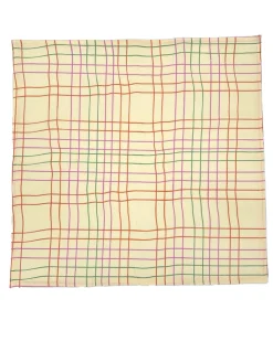 ban.do x Julie Peach ban.do Tea Towel Plaid Hot