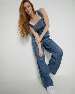Lee Bib Overalls - Mid Cascade Discount