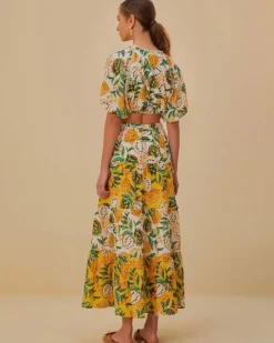 Farm Rio Biriba Mix Maxi Skirt Discount