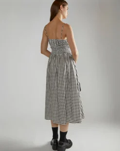 Glamorous Black And White Gingham Dress Outlet