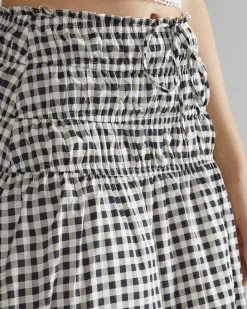 Glamorous Black And White Gingham Skirt Clearance