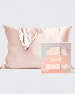 Kitsch Blush Satin Pillowcase - Set of 2 Discount
