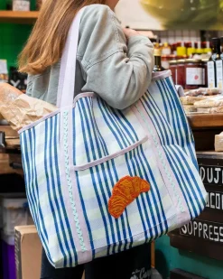 Talking Tables USA Bon Appétit Recycled Plastic Tote Bag - Croissant