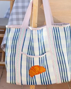 Talking Tables USA Bon Appétit Recycled Plastic Tote Bag - Croissant