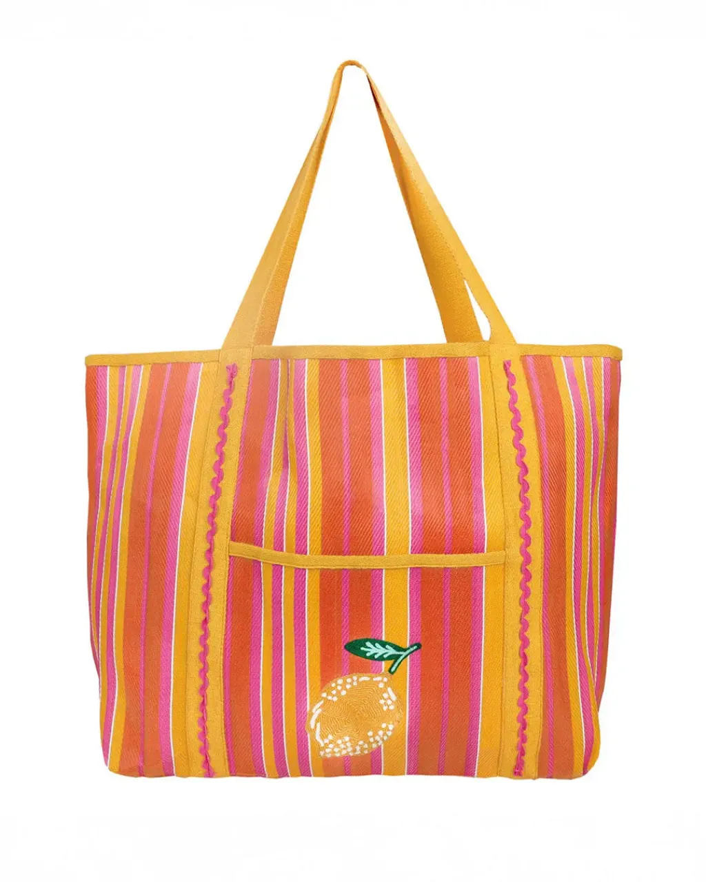 Talking Tables USA Bon Appétit Recycled Plastic Tote Bag - Lemon Sale