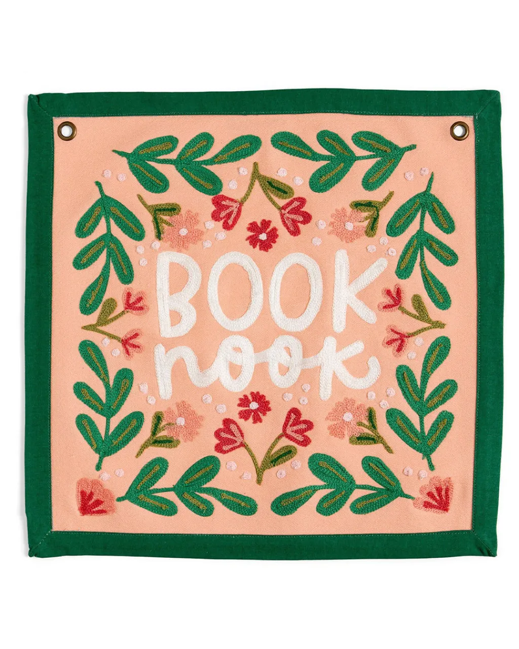 Pippi Post Book Nook Embroidered Canvas Banner Discount
