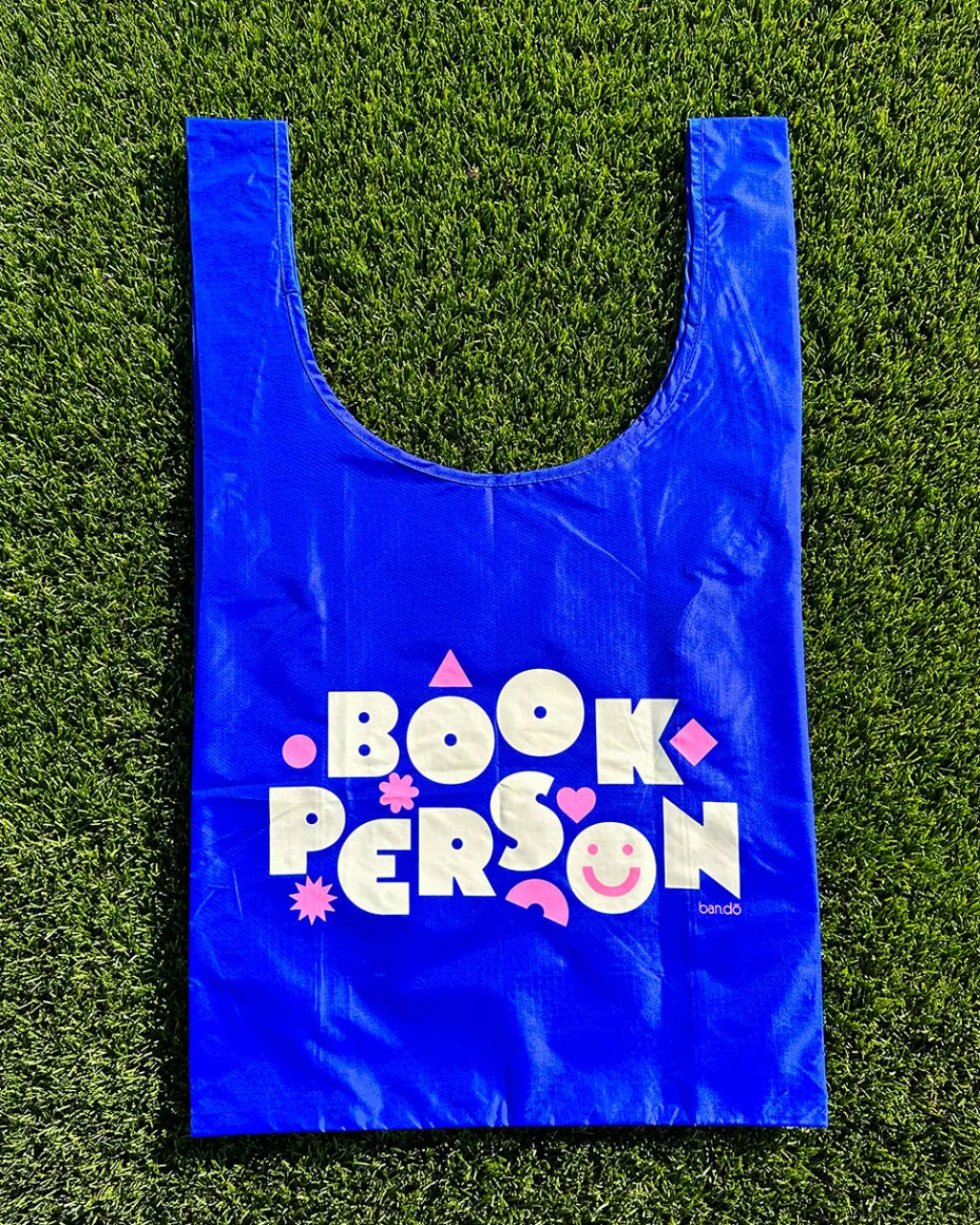 Baggu for ban.do Book Person Standard Baggu - Cobalt Book Person Cobalt Best
