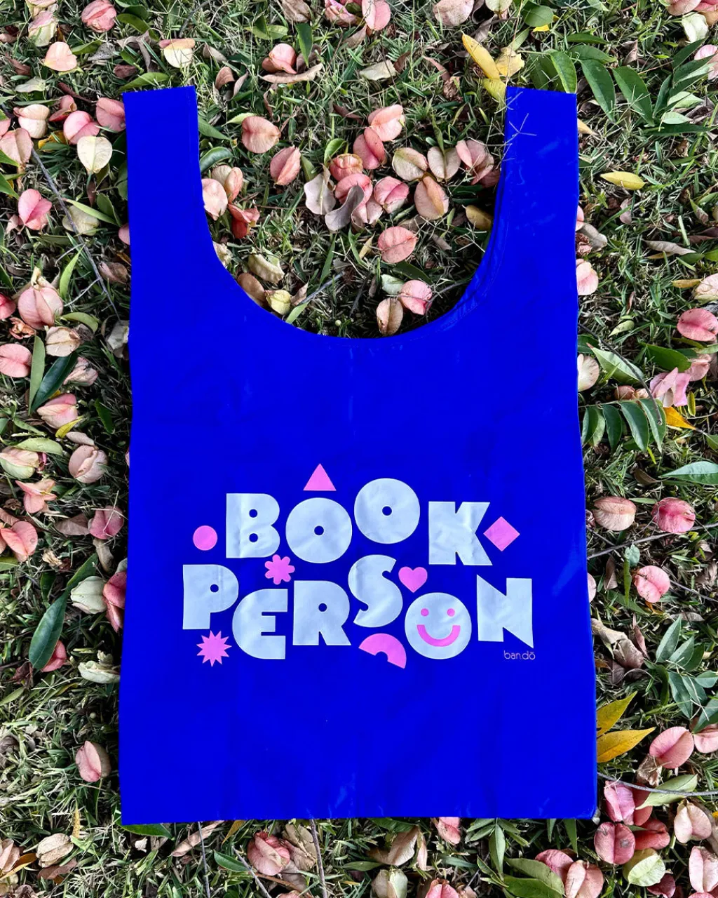Baggu for ban.do Book Person Standard Baggu - Cobalt Book Person Cobalt Best