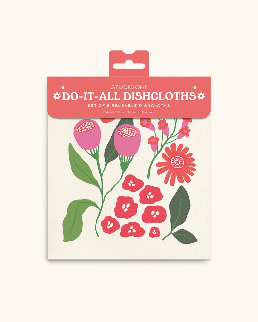 Studio Oh! Botanical Bliss Do-It-All Dishcloths Sale