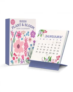 Studio Oh! Botanical Bliss Plant & Bloom 2026 Desk Calendar New