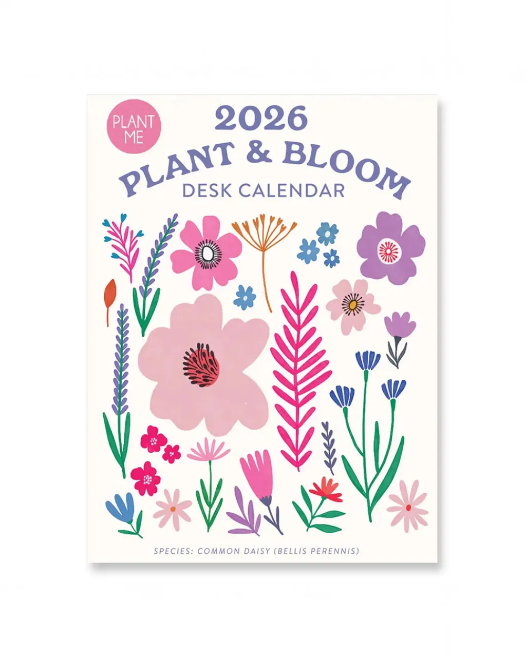 Studio Oh! Botanical Bliss Plant & Bloom 2026 Desk Calendar New