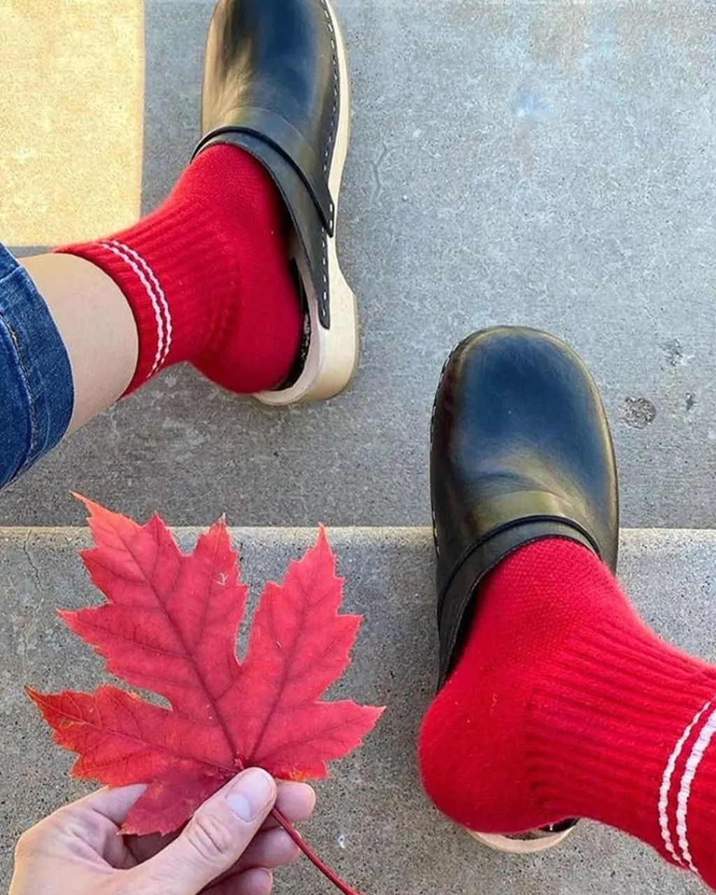 Le Bon Shoppe Boyfriend Socks - Red Clearance