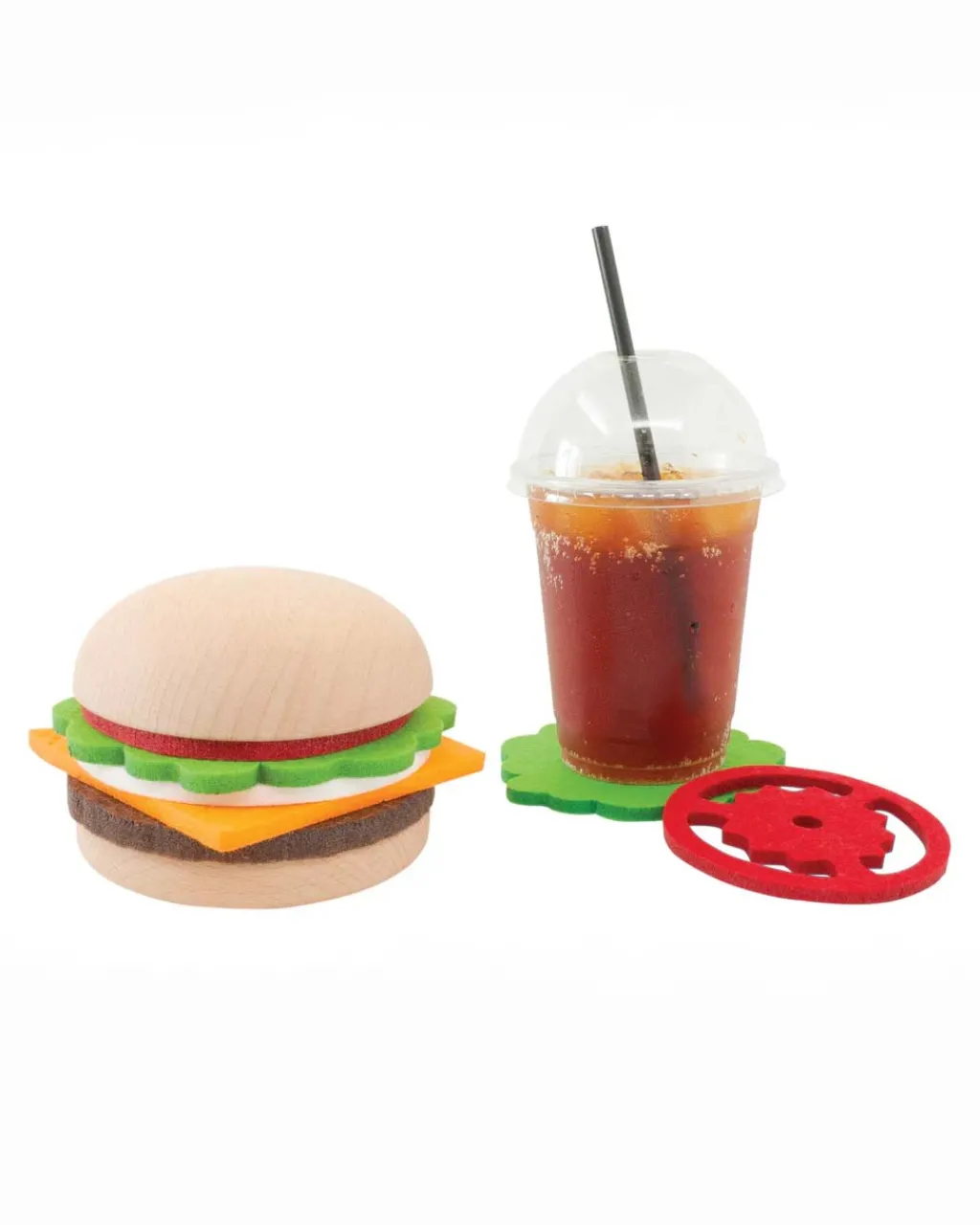 Beyond123 Burger Coaster Set