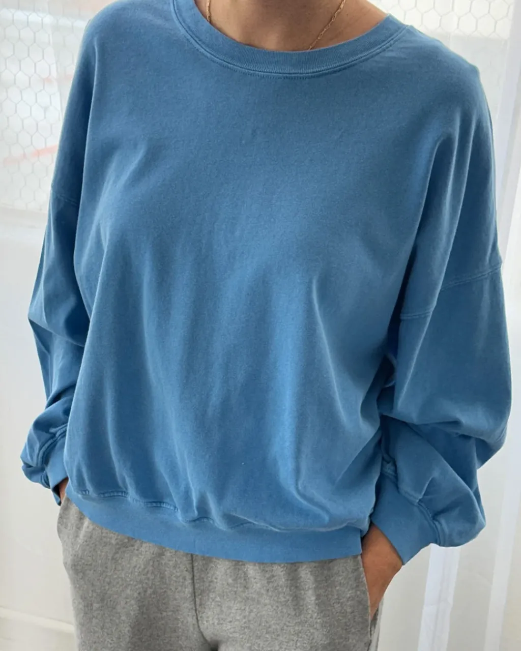 Le Bon Shoppe Cali Jersey Sweatshirt - Yacht Blue Discount