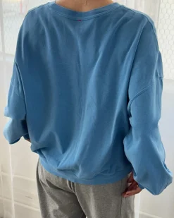 Le Bon Shoppe Cali Jersey Sweatshirt - Yacht Blue Discount