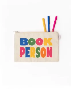 ban.do Canvas Pouch - Book Person Hot