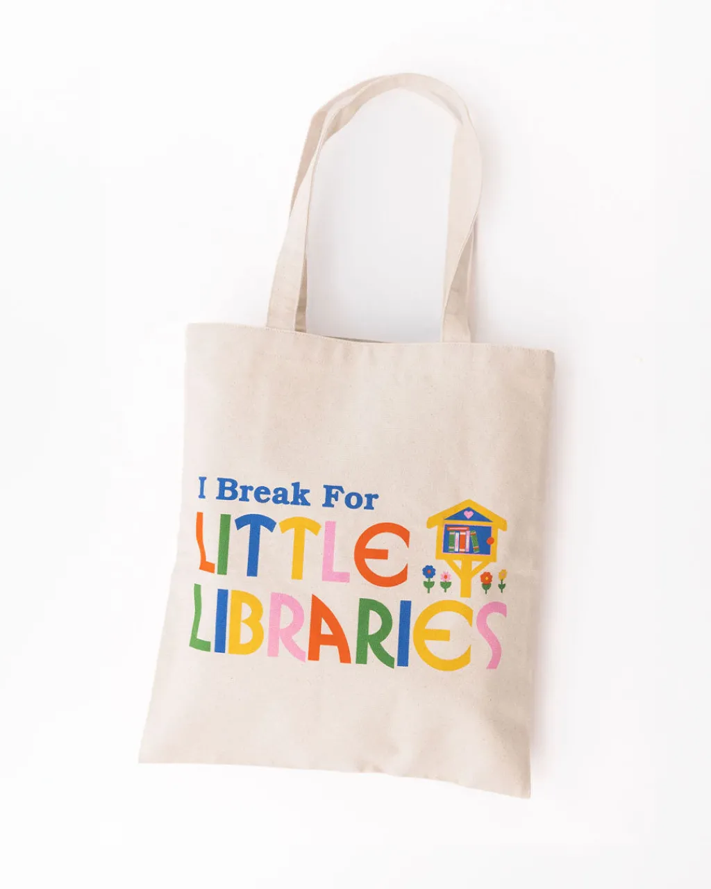 ban.do Canvas Tote Bag - I 'Break' For Little Libraries Outlet