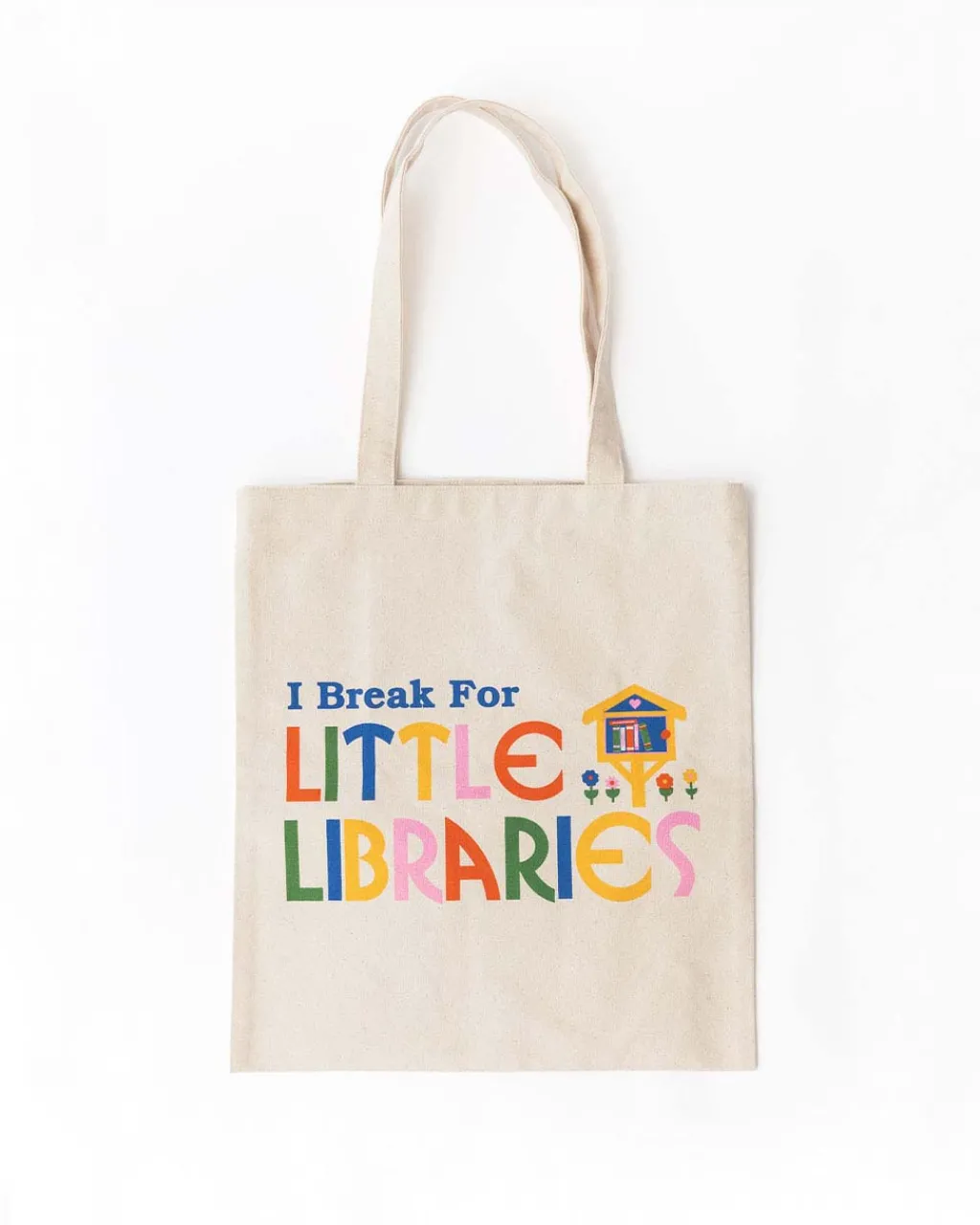 ban.do Canvas Tote Bag - I 'Break' For Little Libraries Outlet