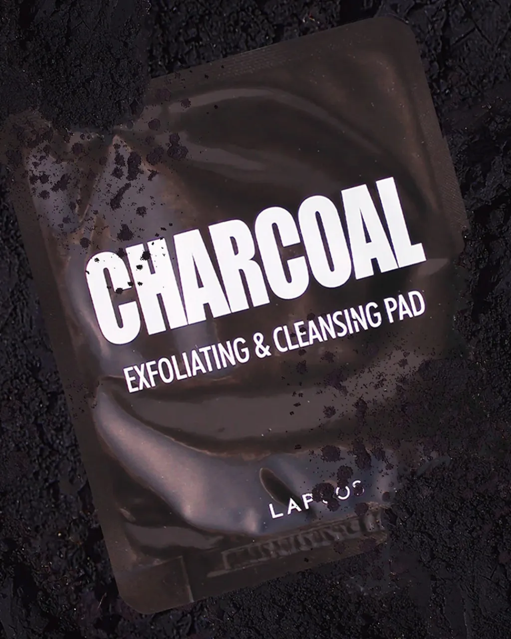 Lapcos Charcoal Exfoliating + Cleansing Pads - Set Of 5 New
