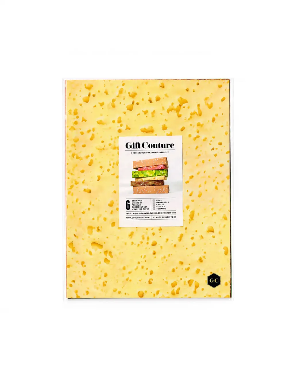 Gift Couture Wrapping Paper Set Cheeseburger Online