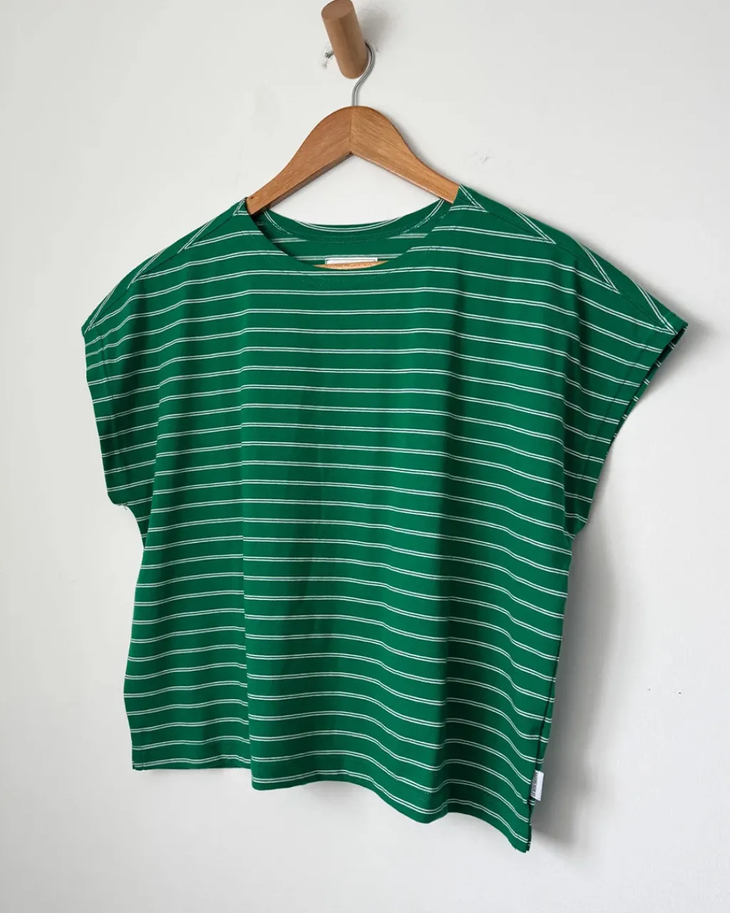 Le Bon Shoppe Chérie Tee - Green + White Clearance
