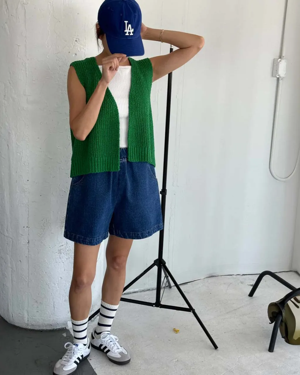 Le Bon Shoppe City Shorts - Blue Denim Clearance