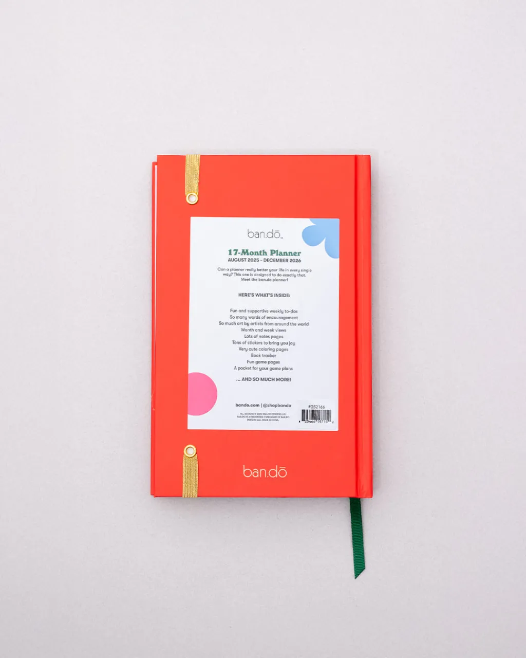 ban.do Classic 17-Month Academic Planner - Ready for Anything Best