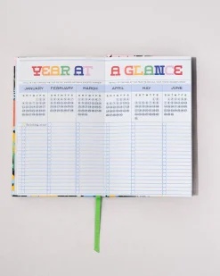 ban.do Classic 12-Month Annual Planner - Black Floral Clearance