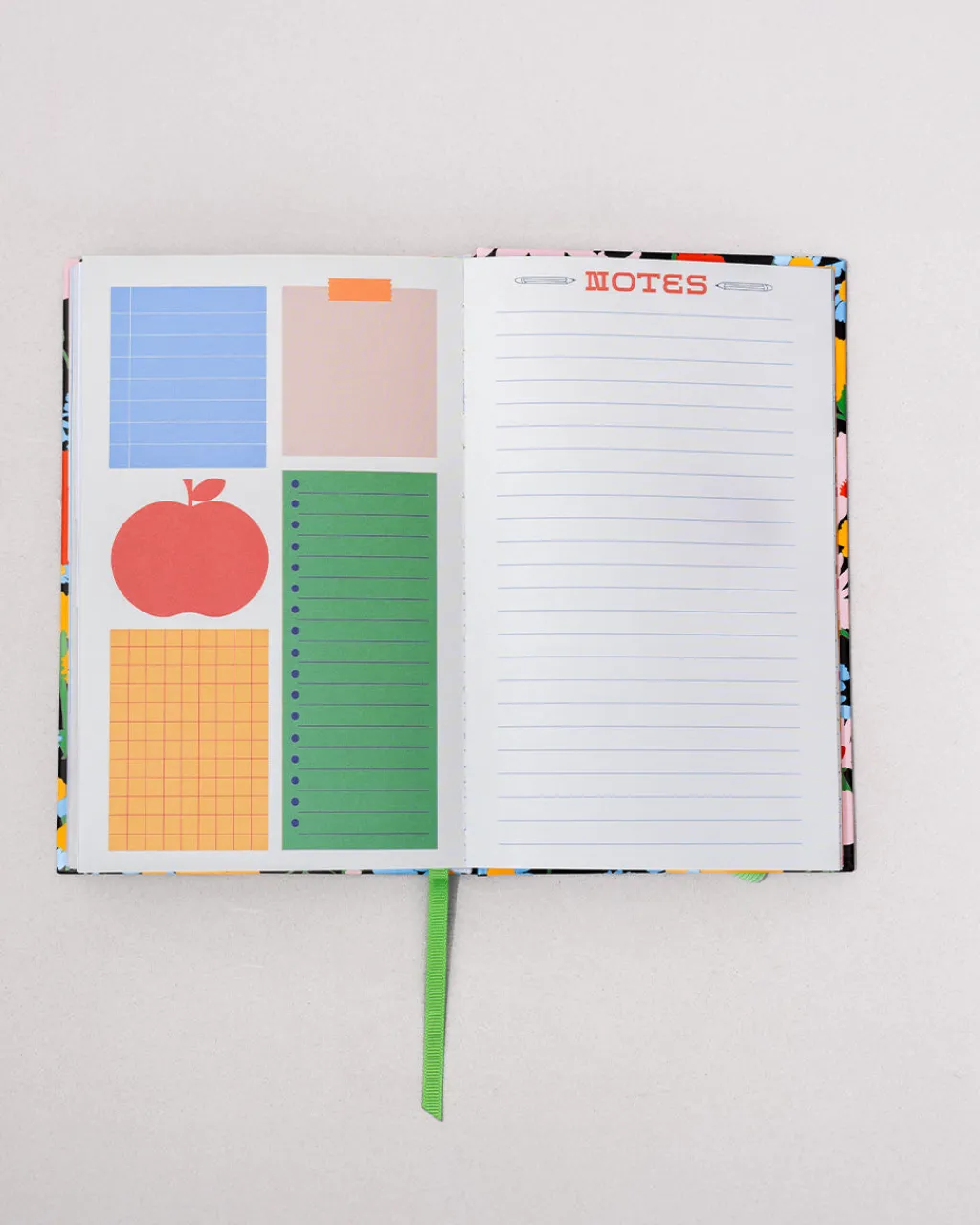 ban.do Classic 12-Month Annual Planner - Black Floral Clearance