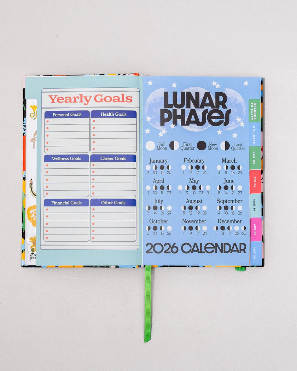 ban.do Classic 12-Month Annual Planner - Black Floral Clearance
