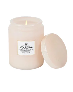 Voluspa Coconut Papaya Large Jar Candle New