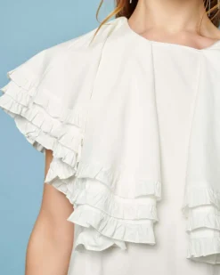 Sister Jane Collie Mini Dress - Pearled Ivory Online