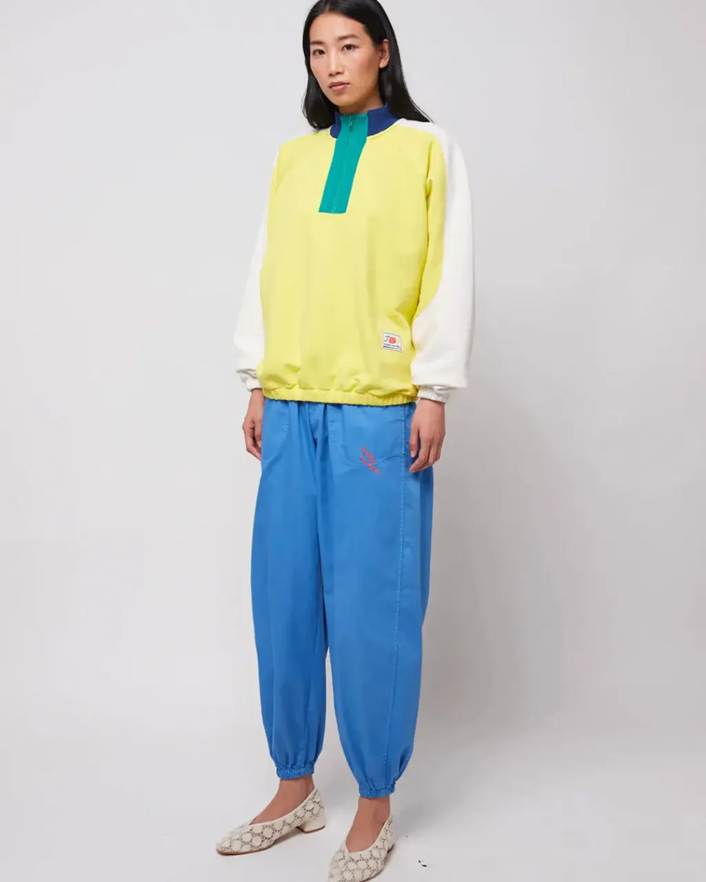 Bobo Choses Color Block Zipper Sweatshirt Discount