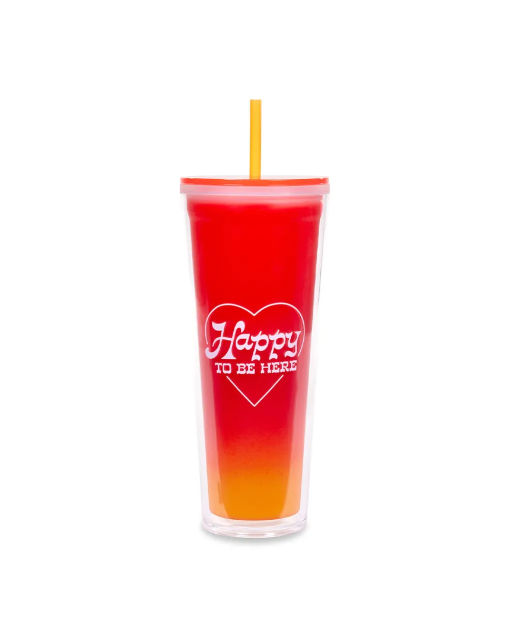 ban.do Color Changing Sip Sip Tumbler with Straw - Happy To Be Here Online