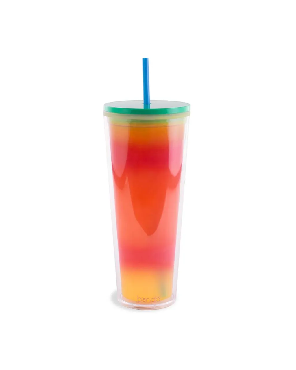 ban.do Color Changing Sip Sip Tumbler with Straw - Tunnel Of Love Hot