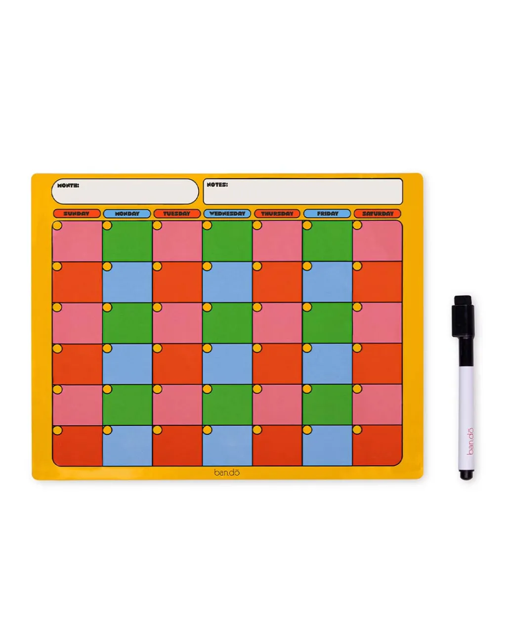 ban.do Colorblock Magnetic Calendar Best