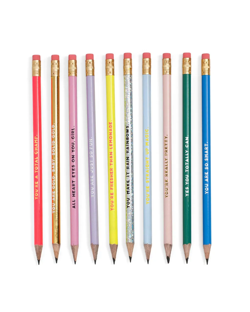 ban.do Compliment Pencil Set - Assorted Set of Ten Compliments Assorted Discount