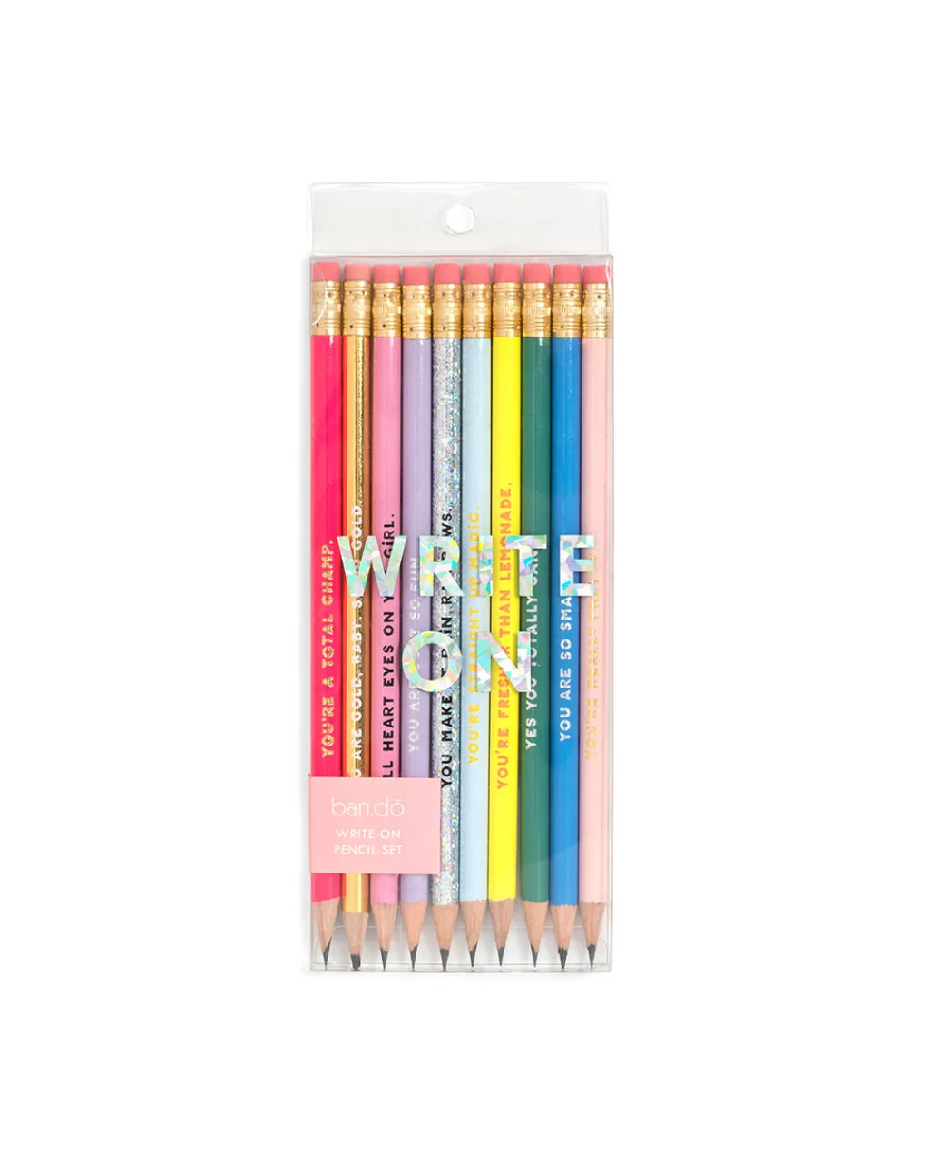 ban.do Compliment Pencil Set - Assorted Set of Ten Compliments Assorted Discount