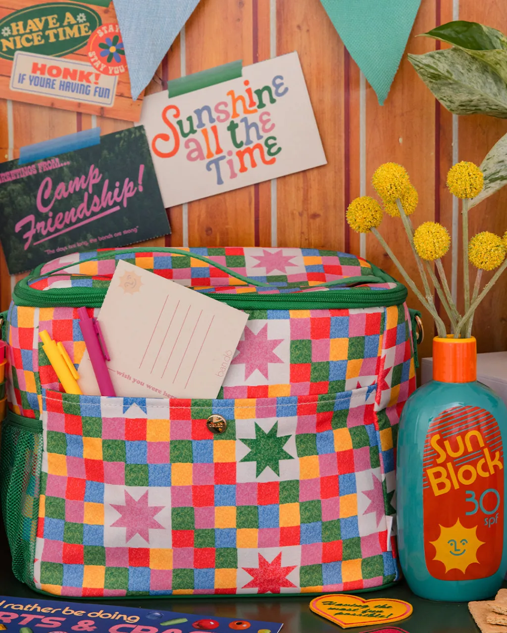 ban.do Cooler Bag - Checker Stars Best