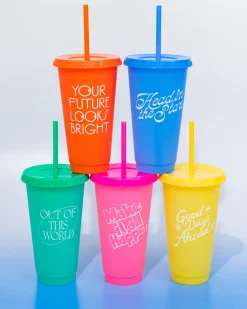ban.do Cosmic Color Changing Cup Set New