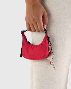 Baggu Crescent Bag Charm - Candy Apple New